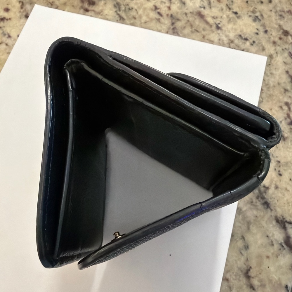 Coach Black Textured Leather Wallet - Picture 6 of 7